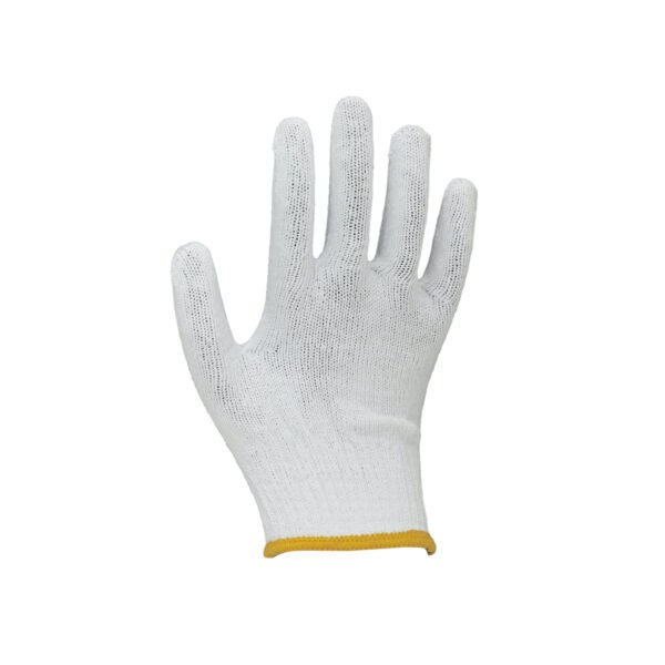 Bleached Cotton Knitted Gloves - Image 5