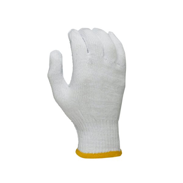 Bleached Cotton Knitted Gloves - Image 2