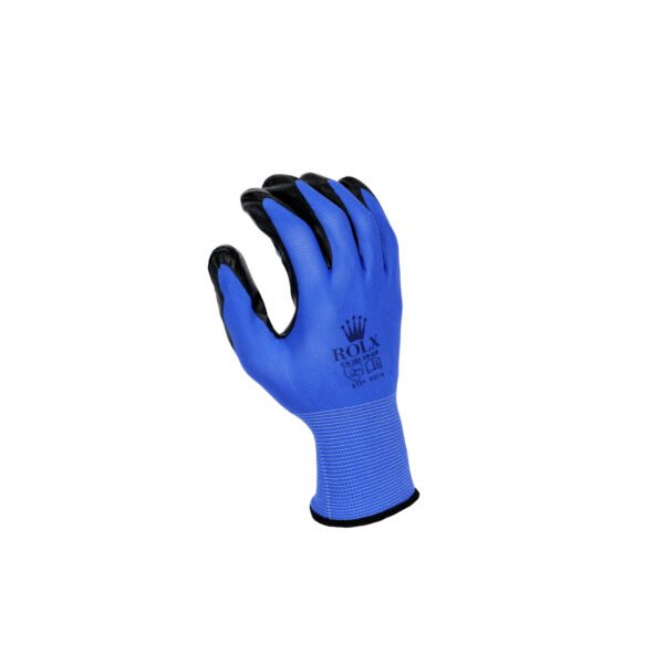 Armstrong,Economy Nitrile Coated Gloves, Black Color - Image 3
