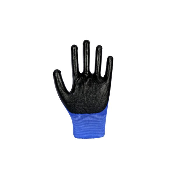 Armstrong,Economy Nitrile Coated Gloves, Black Color - Image 4