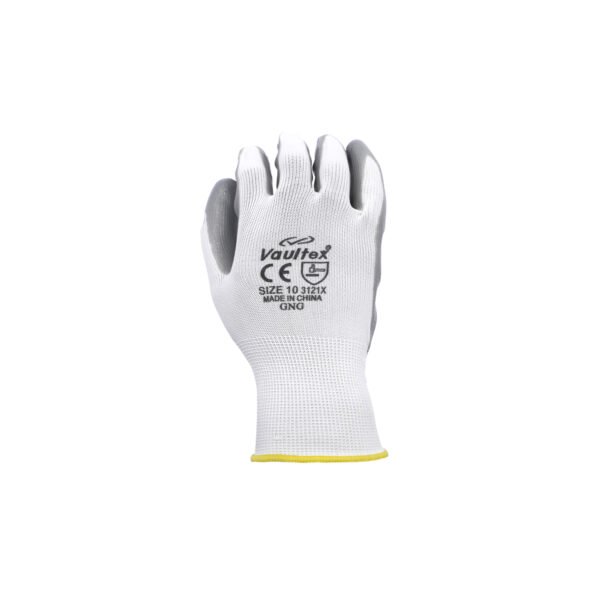 Vaultex, Nitrile Coated Gloves, Grey & White Color - Image 2