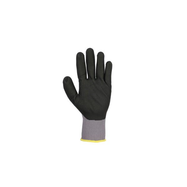 Vaultex, Mocrifine Foam Nitrile Cotted Gloves, Grey & Black Color - Image 2