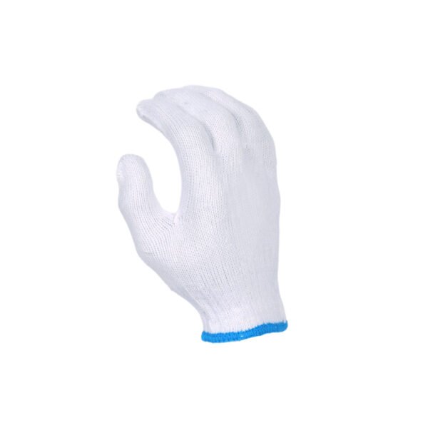 Bleached Cotton Gloves, 400 gms, White Color - Image 3