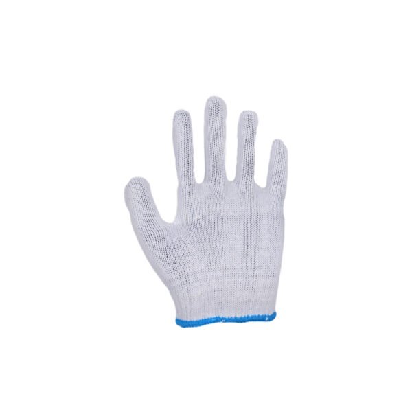 Bleached Cotton Gloves, 400 gms, White Color - Image 4