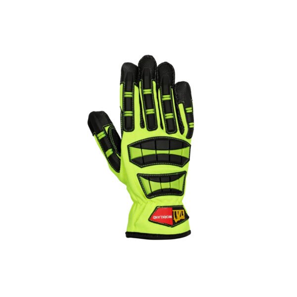 Workland,Mechanical Impact Gloves, Green Color - Image 5