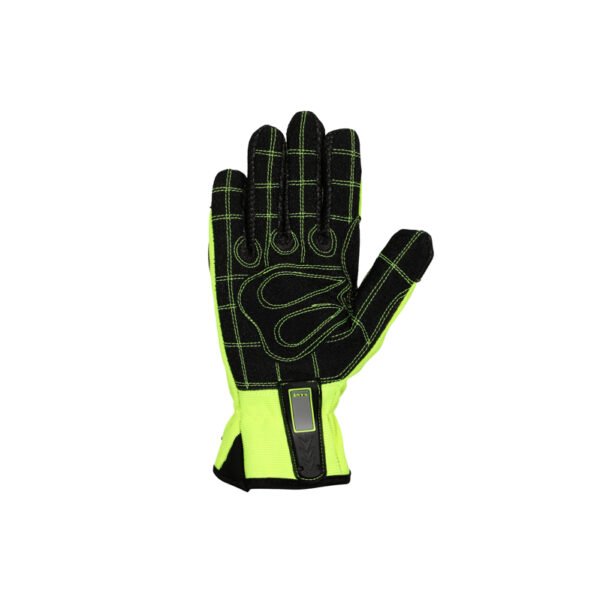 Workland,Mechanical Impact Gloves, Green Color - Image 2