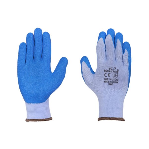 Vaultex, Latex Coated Gloves, Blue Color - Image 6