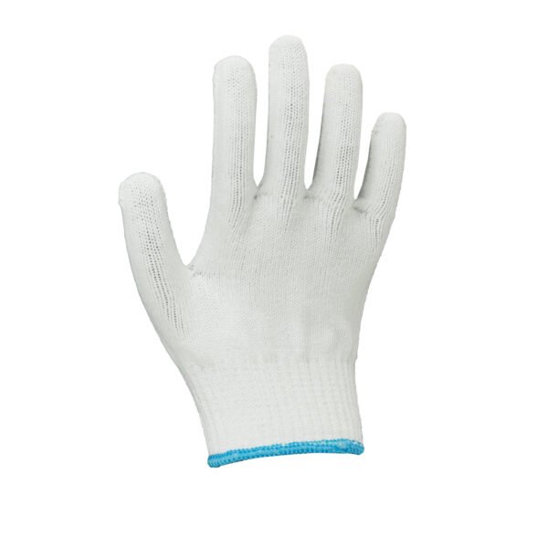 Cotton Knitted Gloves, Blue Color Wrist, Weight: 700 Grams - Image 5