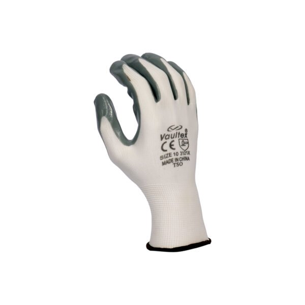 Vaultex, Nitrile Coated Gloves, Grey & White Color - Image 4