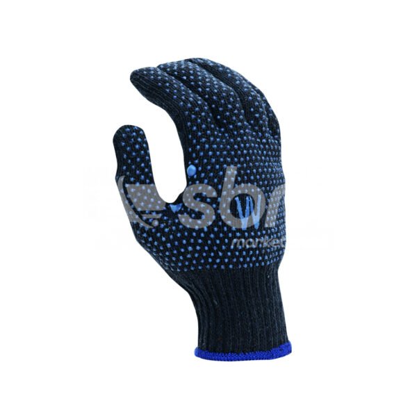 Double Side Dotted Gloves, Blue Color - Image 4