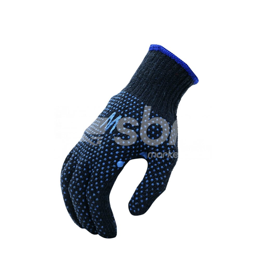Double Side Dotted Gloves, Blue Color