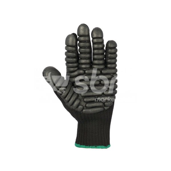 Vaultex, Palm Coated Anti Vibration Gloves, Black Color - Image 4