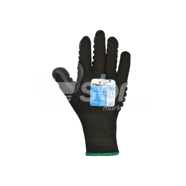 Vaultex, Palm Coated Anti Vibration Gloves, Black Color - Image 3