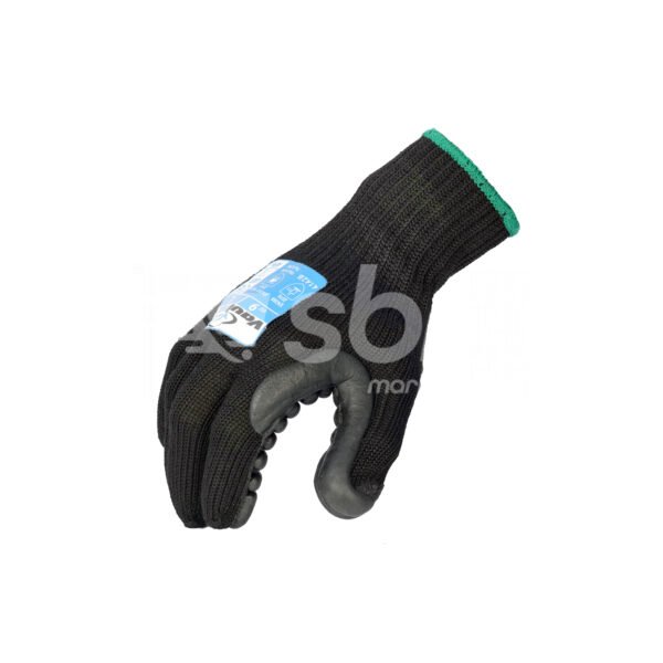 Vaultex, Palm Coated Anti Vibration Gloves, Black Color - Image 2