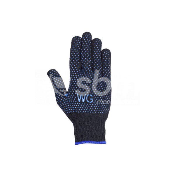 Workland, Double Side Dotted Gloves, 700 Grams, Blue Color - Image 3