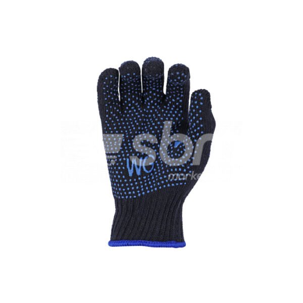 Workland, Double Side Dotted Gloves, 700 Grams, Blue Color - Image 7