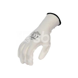 Vaultex, Pu Coated Gloves with Polyester Shell, White Color