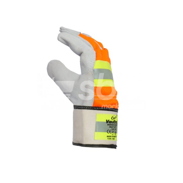 Vaultex, Leather Hand Gloves with Reflective - Image 5
