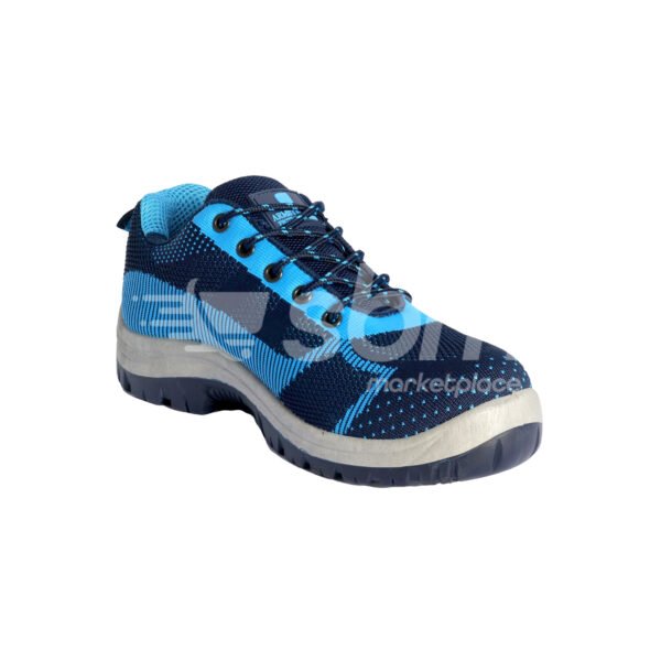 Armstrong, SBP Low Ankle Protective Footwear, Black, Blue & Grey Color - Image 8