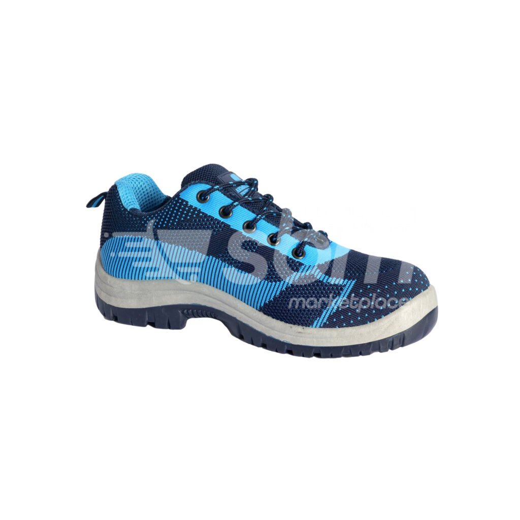 Armstrong, SBP Low Ankle Protective Footwear, Black, Blue & Grey Color