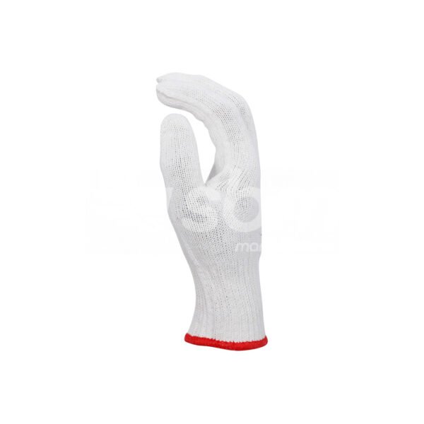 Cotton Knitted Gloves, 50 Grams Per Pair, White Color - Image 8