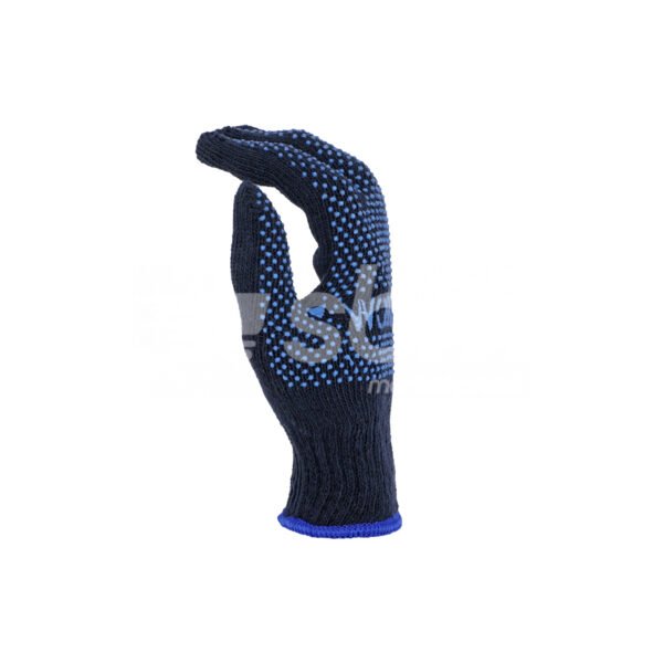 Workland, Single Side Dotted Gloves, Blue Color - Image 4