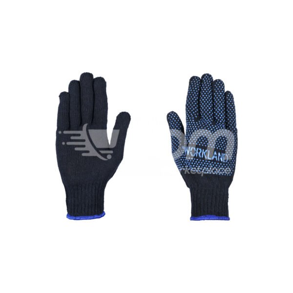 Workland, Single Side Dotted Gloves, Blue Color - Image 3