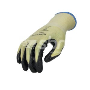 Workland, HPPE Cut B Gloves with Nitrile Coated , Yellow & Black Color