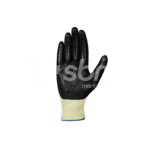 Workland, HPPE Cut B Gloves with Nitrile Coated , Yellow & Black Color - Image 5