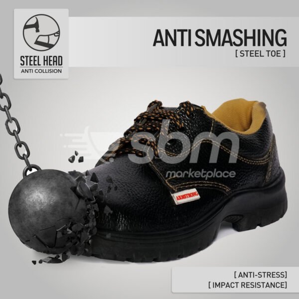 Armstrong, SBP Breathable Leather Low Ankle Protective Footwear - Image 3