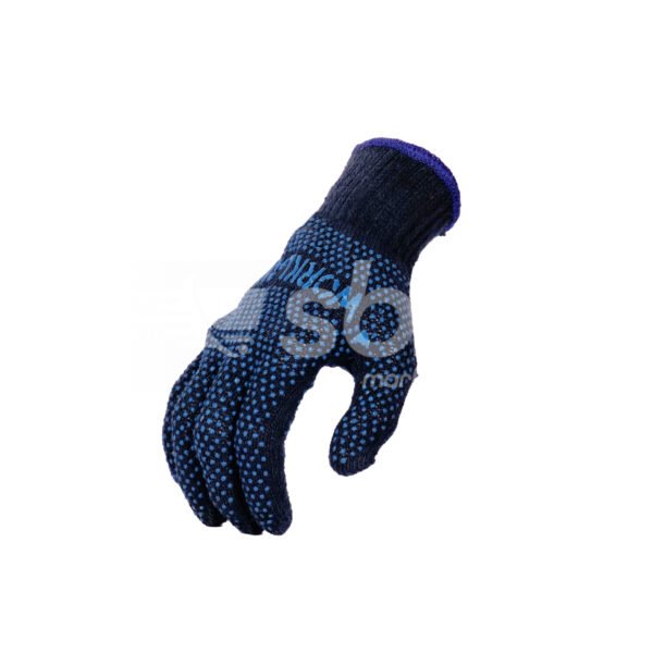 Double Side Dotted Gloves, Blue Color - Image 4