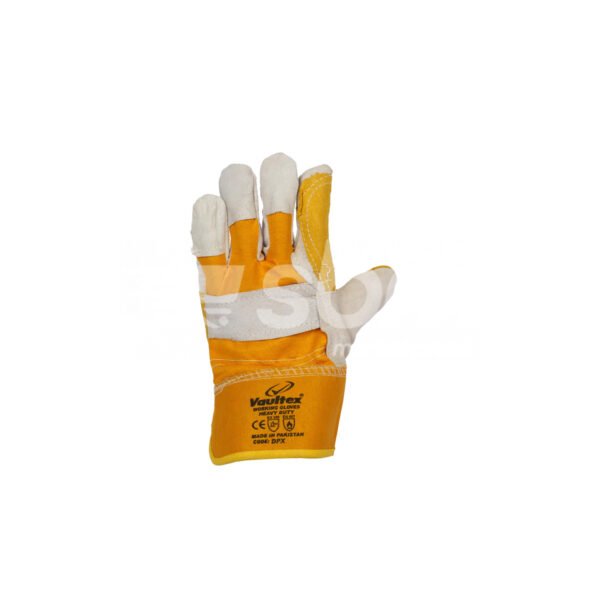 Vaultex, Leather Gloves, Yellow Color - Image 4