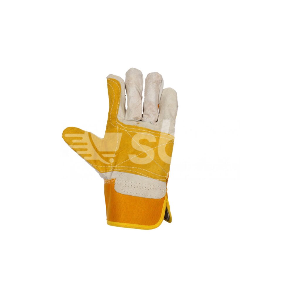 Vaultex, Leather Gloves, Yellow Color