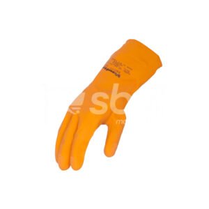 Vaultex, Latex Flockline Gloves, Orange Color Length - 33 cm