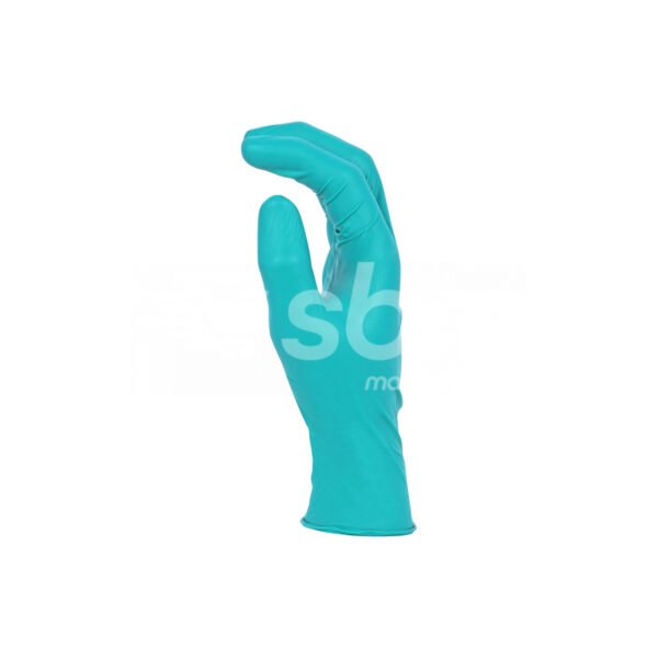 Vaultex, 5 Mill ESD Nitrile Examination Gloves, Powder Free, Green Color - Image 2