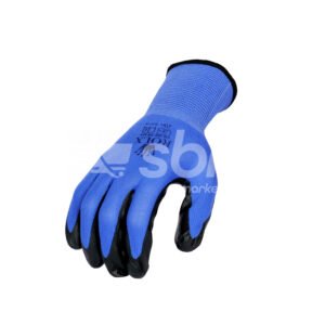 Armstrong,Economy Nitrile Coated Gloves, Black Color