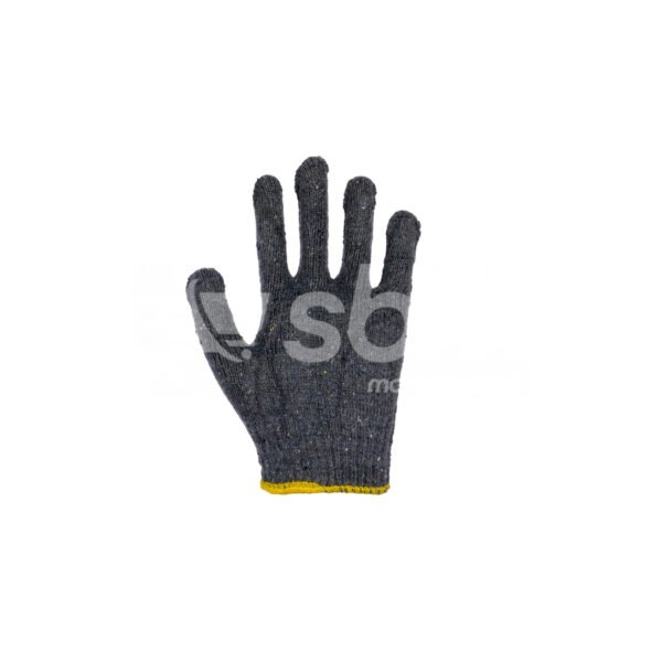 Cotton Yarn Gloves, Approx: 46 gms Per Pair, Grey Color - Image 3