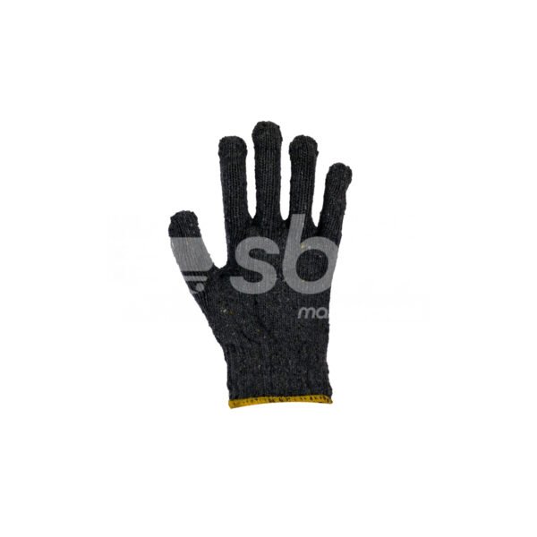 Cotton Yarn Gloves, Approx: 70 gms Per Pair, Grey Color - Image 4