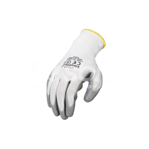 Vaultex, Nitrile Coated Gloves, Grey & White Color - Image 6