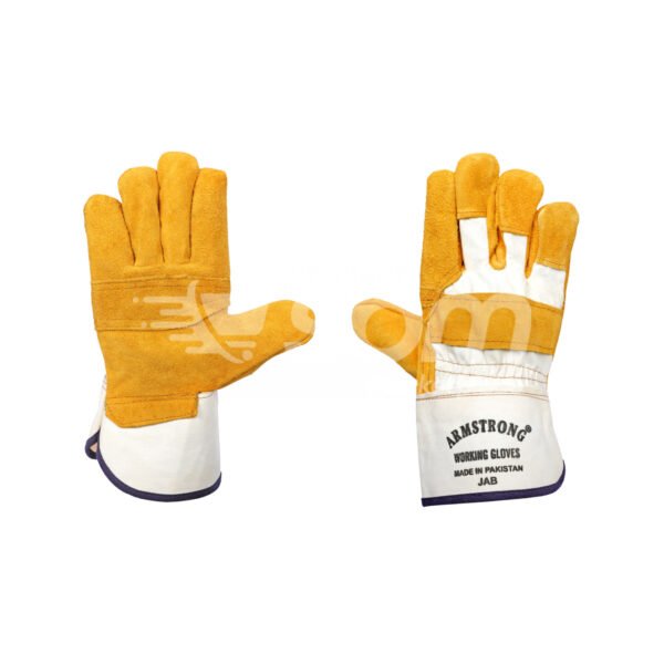 Armstrong, Working Gloves, Yellow Color - Image 3