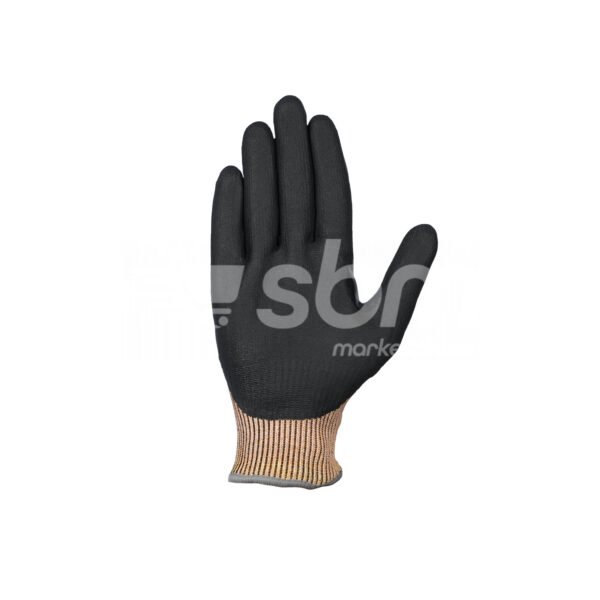 Workland, HPPE Cut C Gloves with Nitrile Coated , Orange & Black Color - Image 7