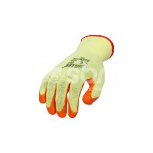 Miller, Latex Coated Gloves, Yellow Color