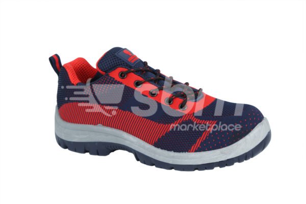 Armstrong, SBP Low Ankle Protective Footwear, Blue, Red and Grey Color