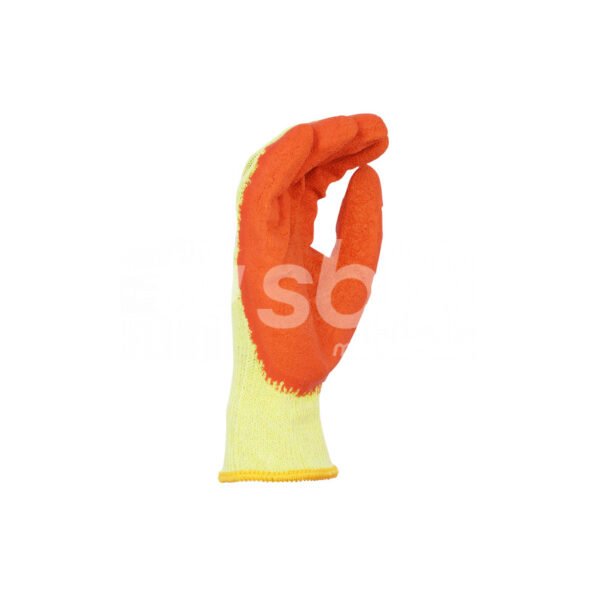 Workland, Latex Coated Gloves, Orange/Yellow Color - Image 6
