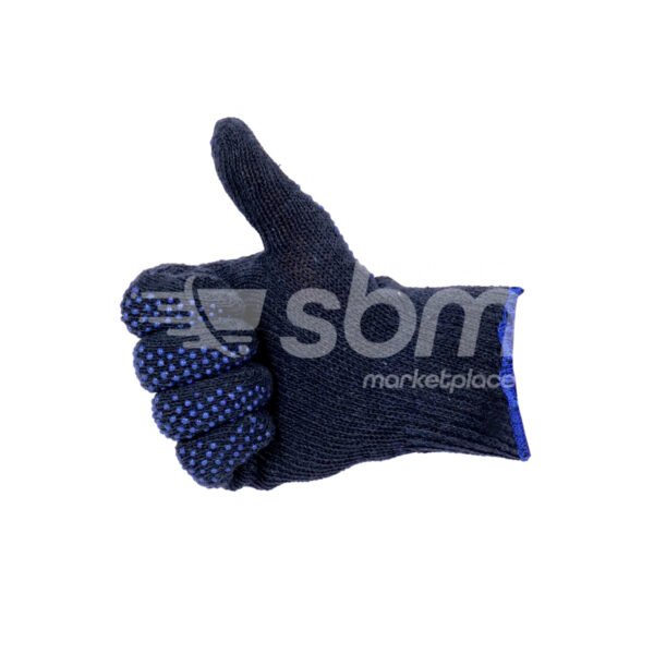 Armstrong, Double Side Dotted Gloves, Blue Color - Image 6