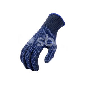 Armstrong, Double Side Dotted Gloves, Blue Color