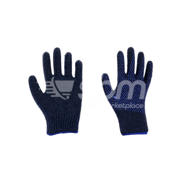 Armstrong, Double Side Dotted Gloves, Blue Color - Image 3
