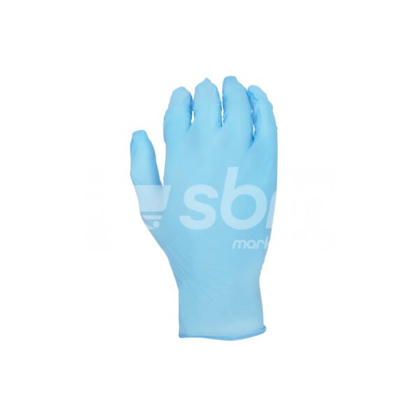Amber One, 3.5g Disposable Powder Free Nitrile Gloves, Blue Color - Image 6