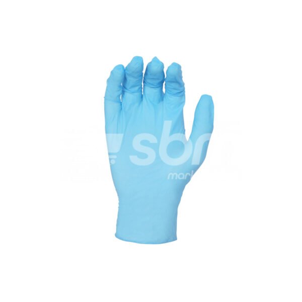 Amber One, 3.5g Disposable Powder Free Nitrile Gloves, Blue Color - Image 7