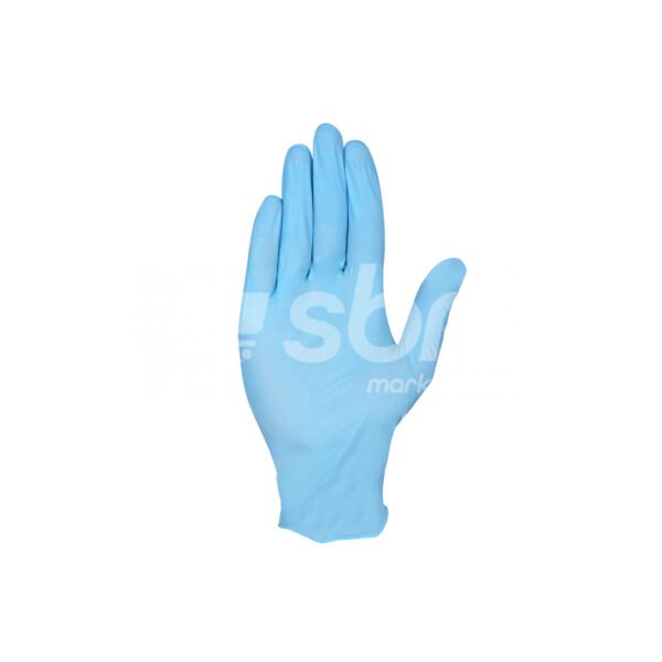 Amber One, 3.5g Disposable Powder Free Nitrile Gloves, Blue Color - Image 4